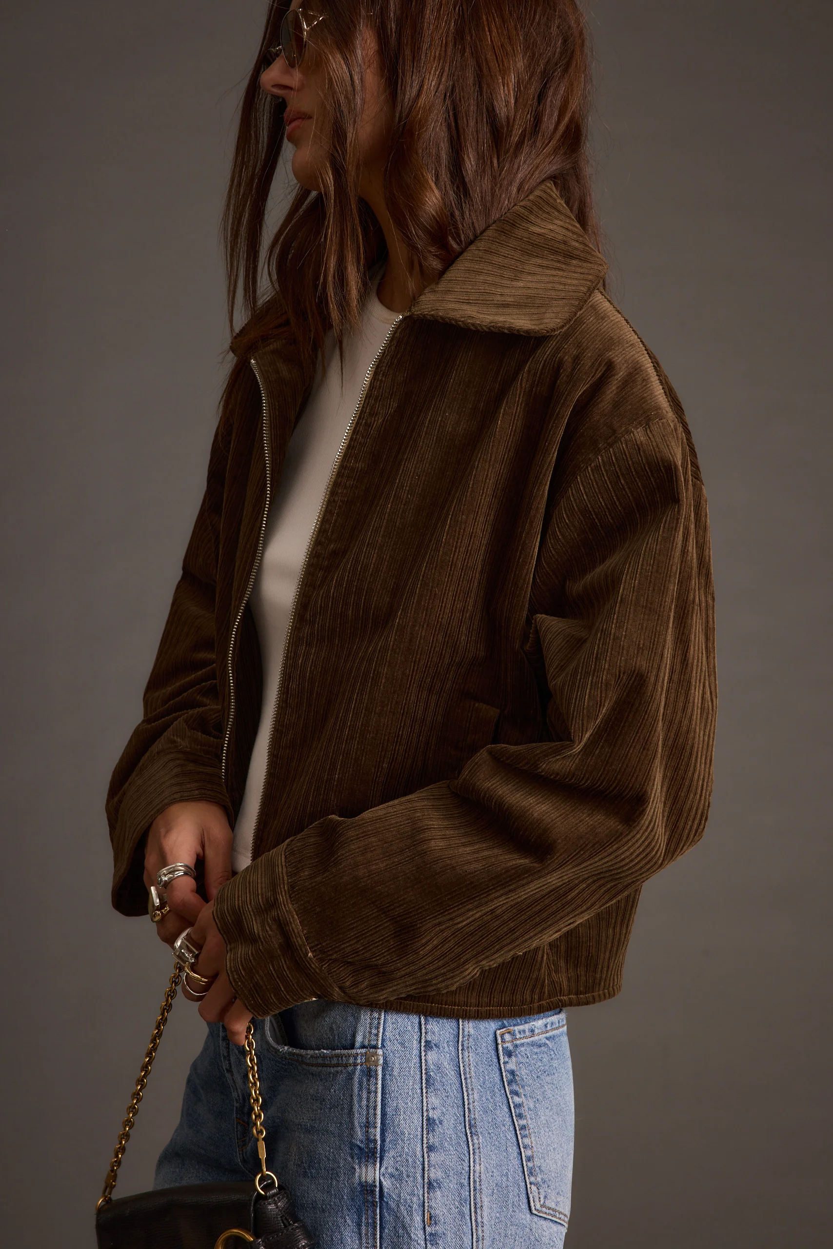 Gramercy Mocha Corduroy Jacket - Image 3