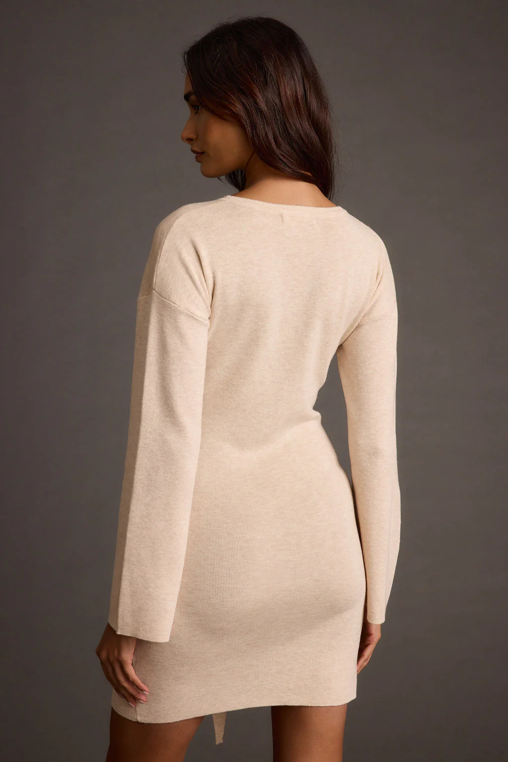 Grayden Cream Belted Mini Dress - Image 7