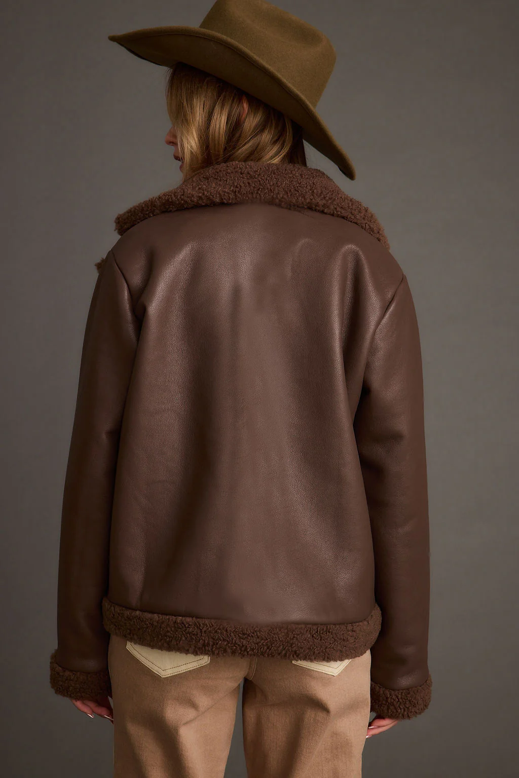 Great Falls Brown Sherpa Coat - Image 4