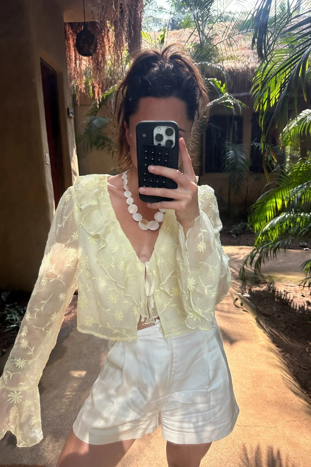 Guilliana Yellow Ruffle Blouse - Image 10