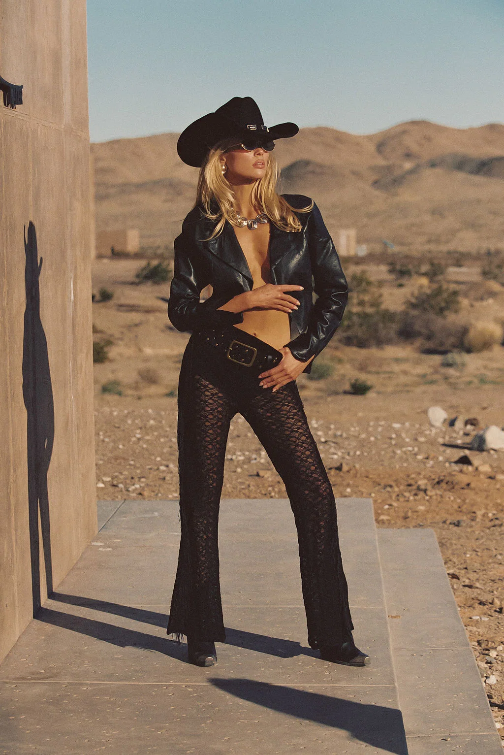 Happy Hour Black Fringe Pant - Image 2