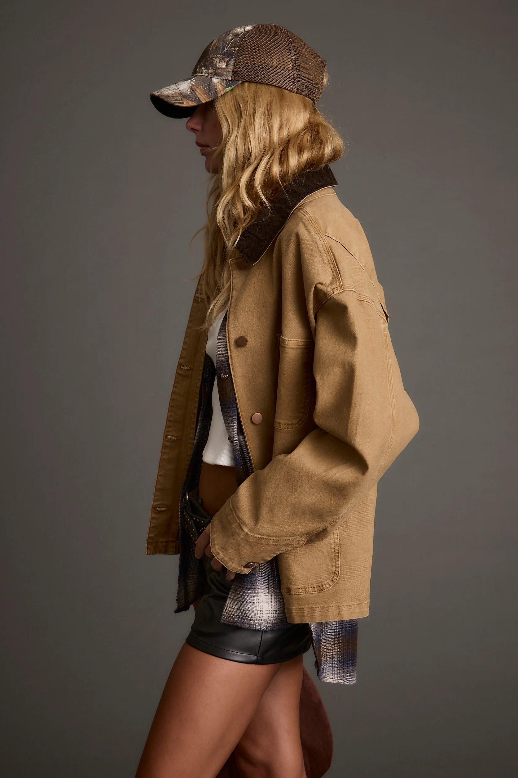 Harbor Khaki Barn Jacket - Image 3