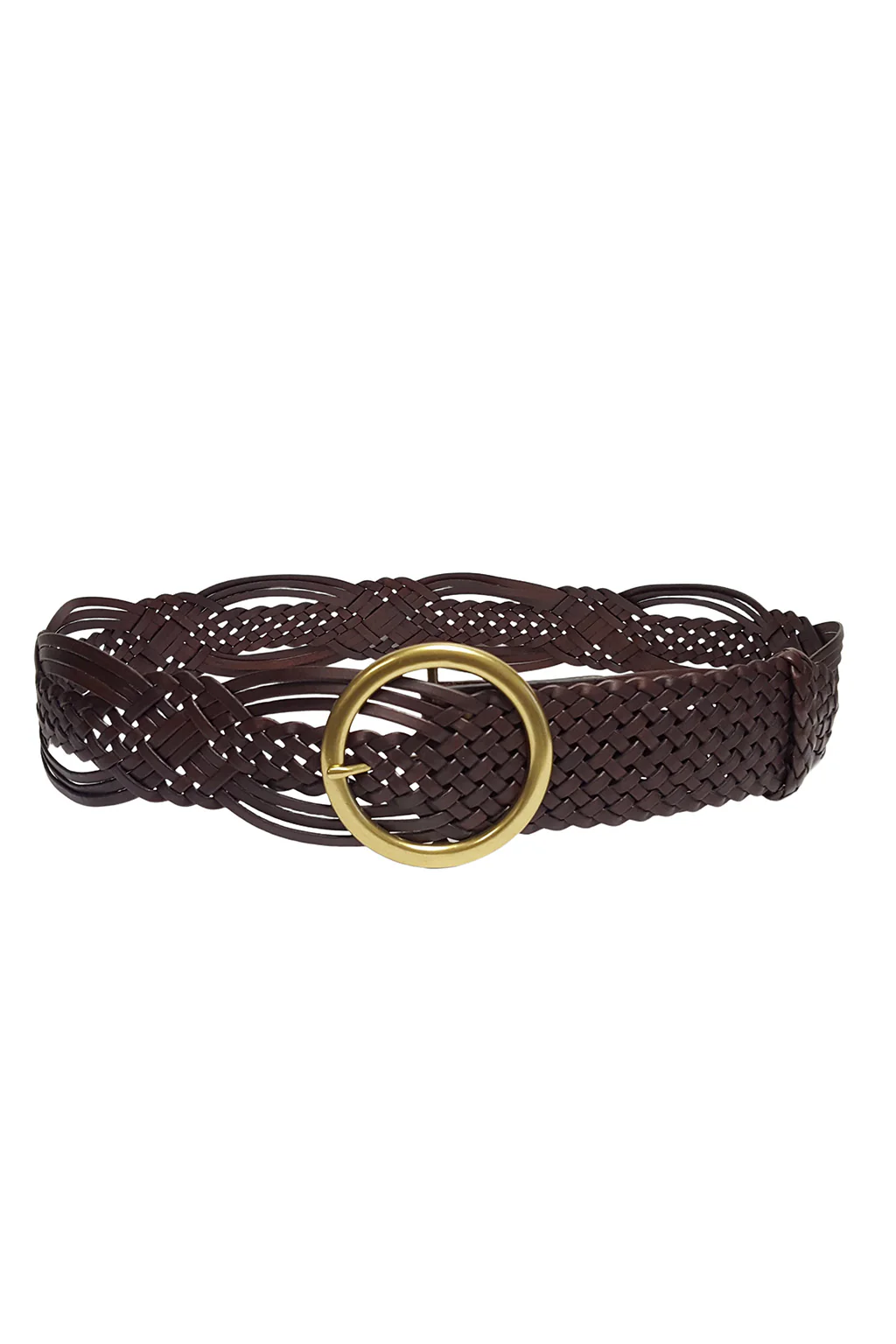 Hazel Brown Braided Belt - Image 2