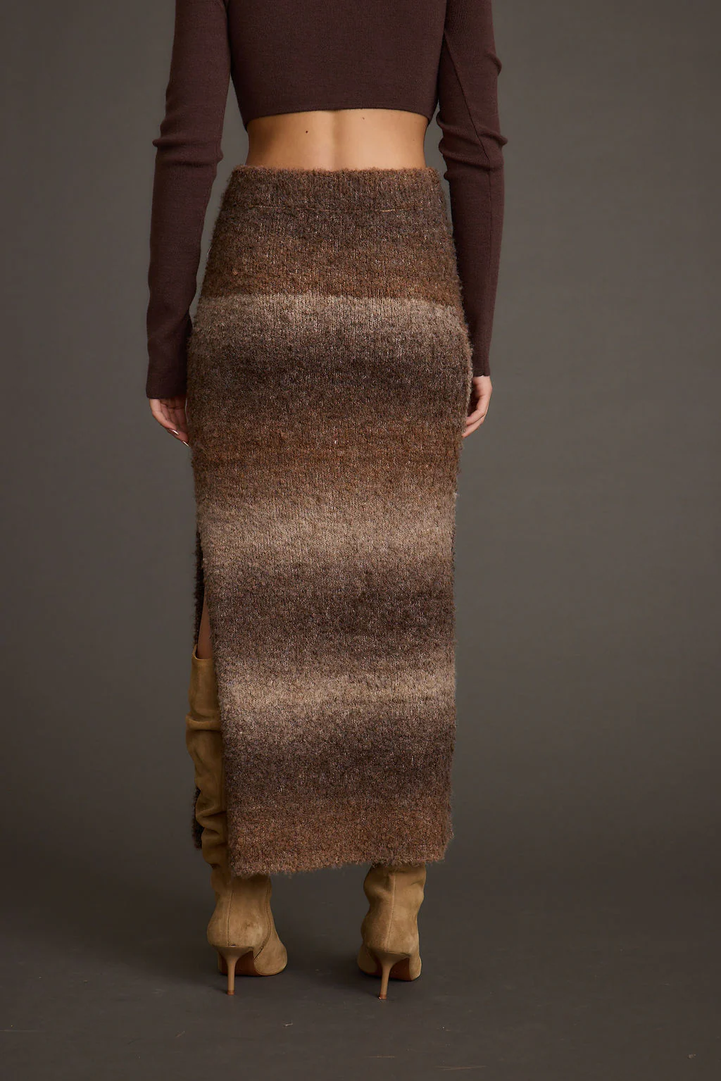 Helena Ombre Sweater Midi Skirt - Image 3