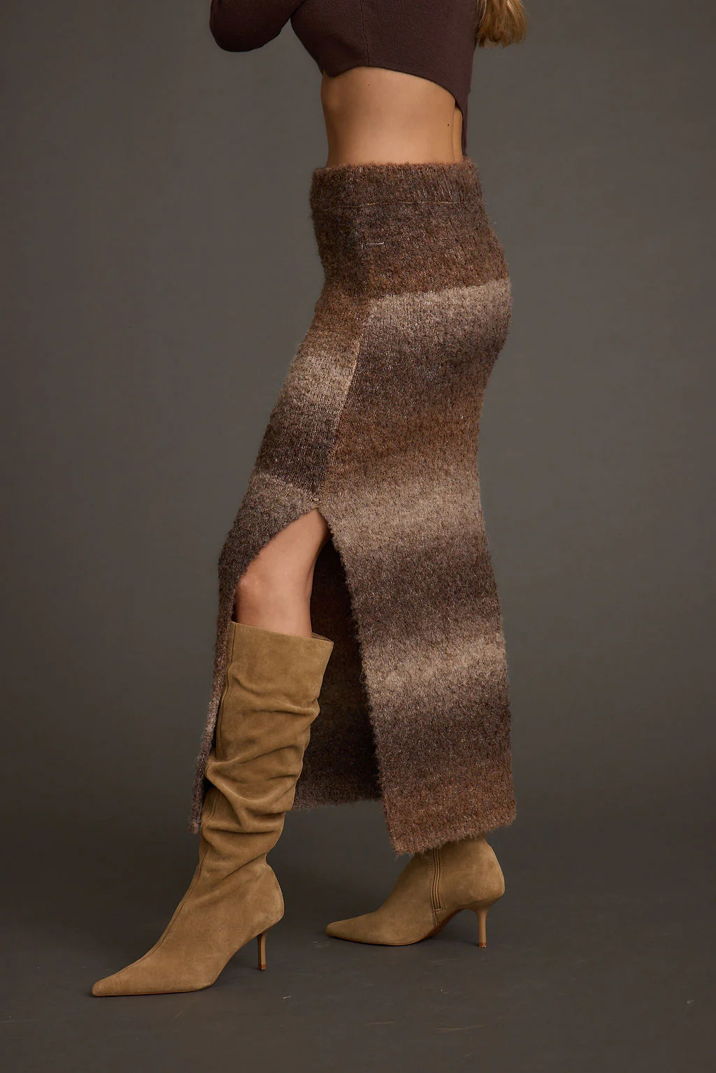 Helena Ombre Sweater Midi Skirt - Image 5
