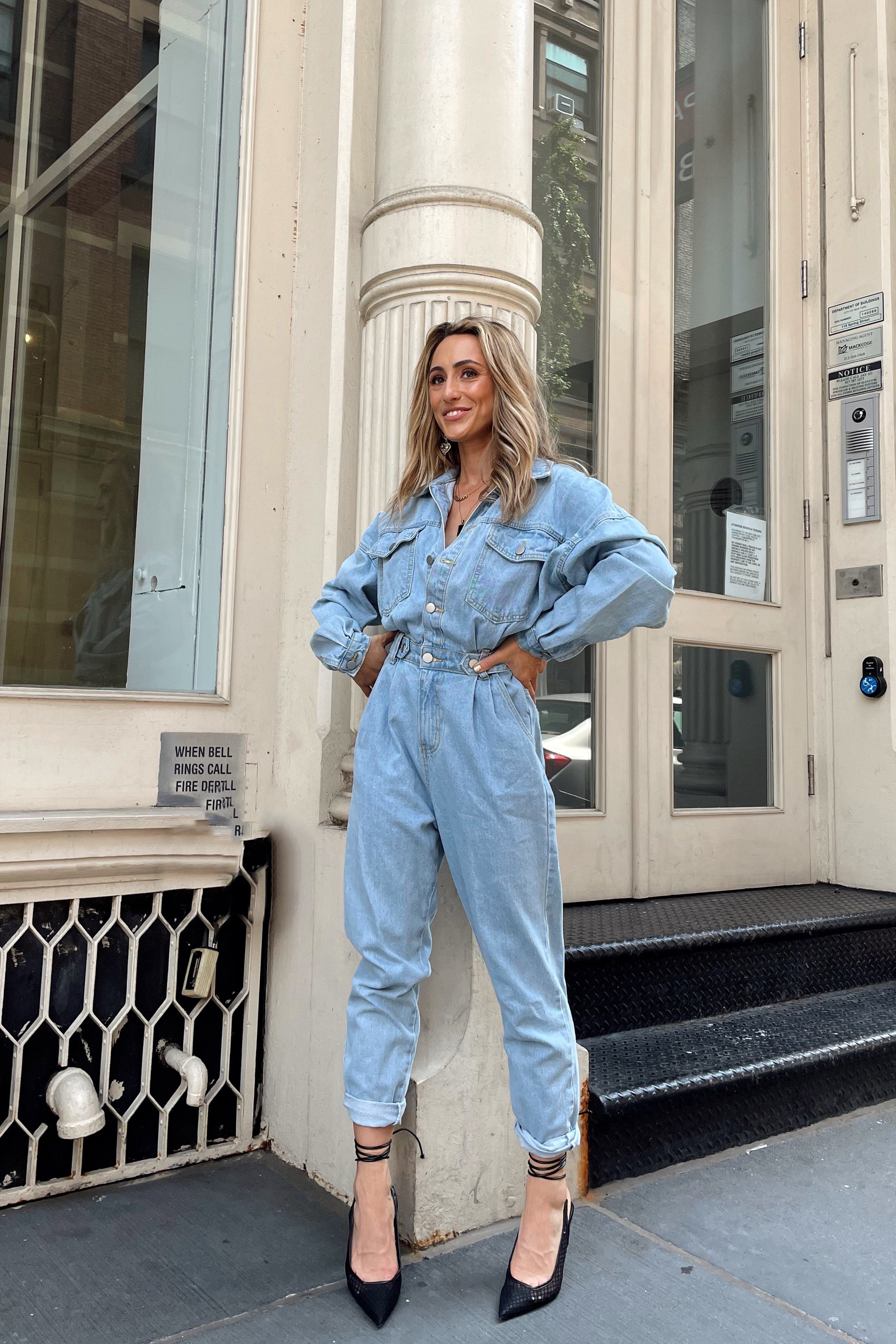 Hendrix Denim Jumpsuit - Image 2