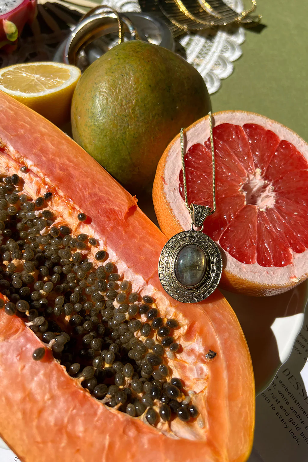 Jade Pendant Necklace - Image 6