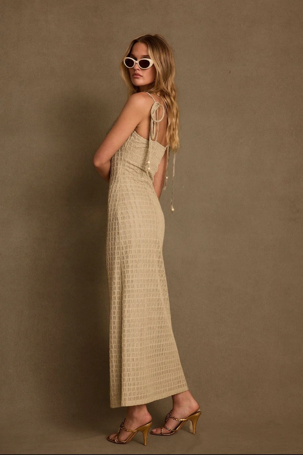 Jazmin Light Sage Midi Dress - Image 2
