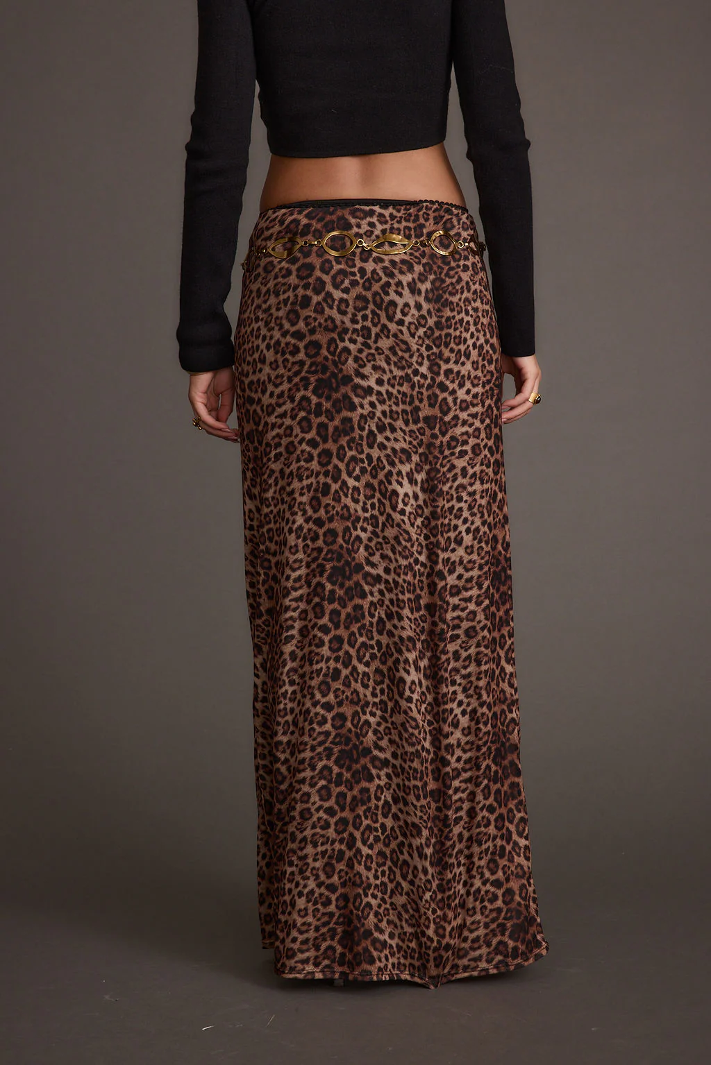 Julia Leopard Print Maxi Skirt - Image 2