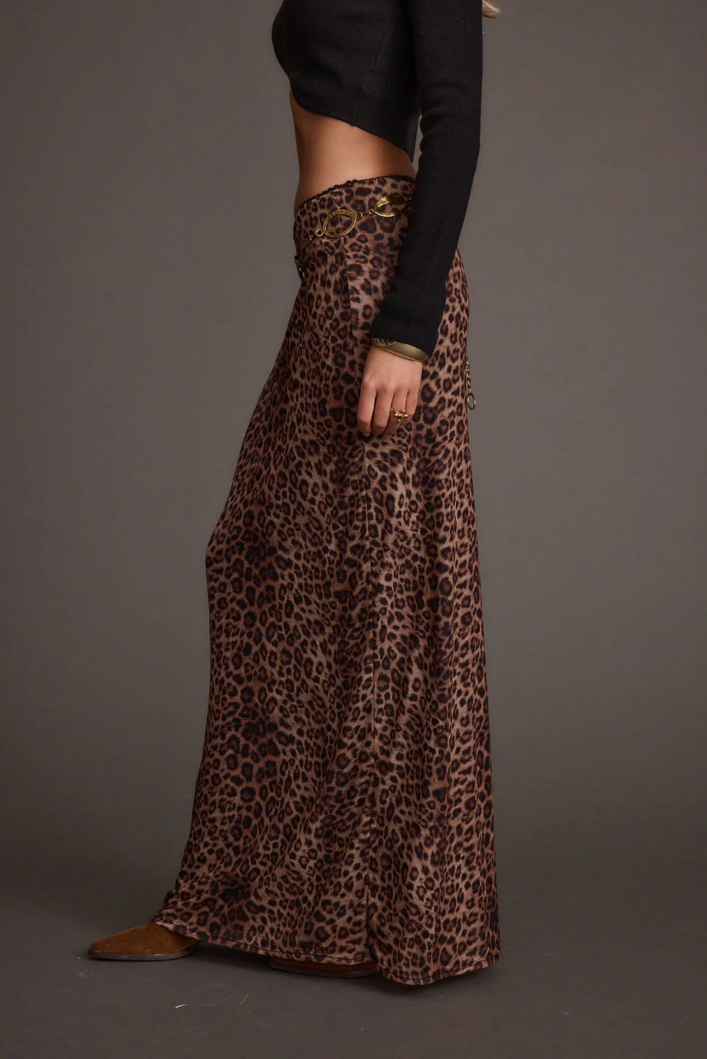 Julia Leopard Print Maxi Skirt - Image 3