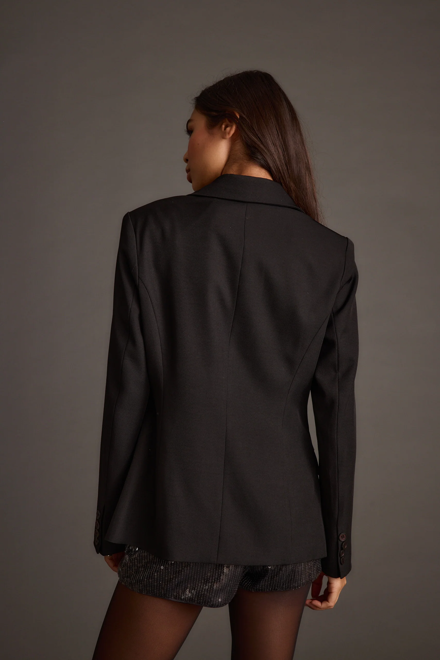 Kori Black Fitted Blazer - Image 2