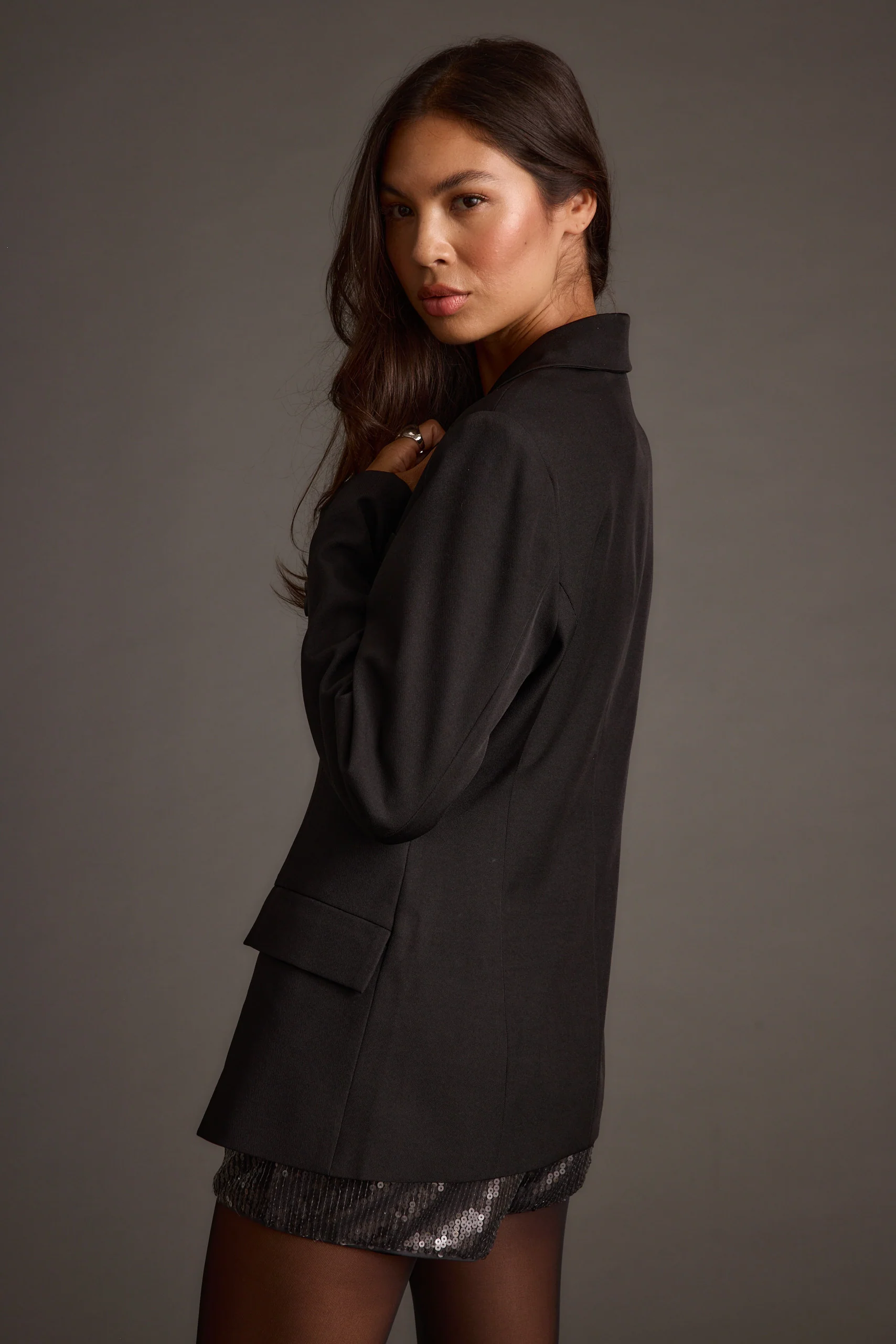 Kori Black Fitted Blazer - Image 8