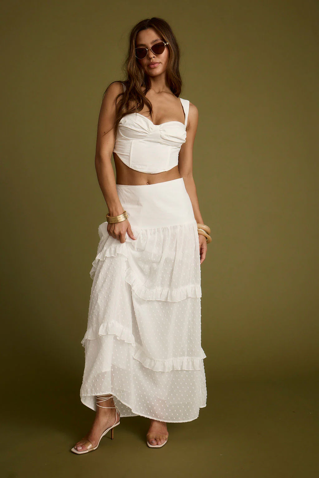 Lorelei White Corset Top - Image 6