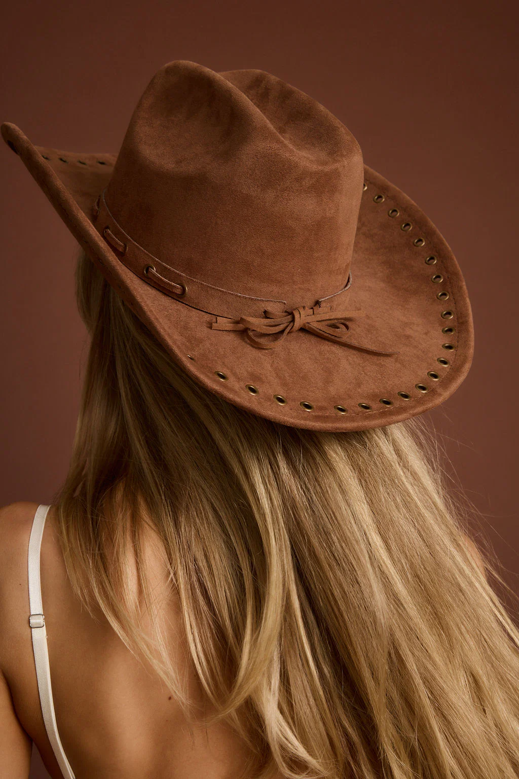 Maeve Brown Faux Suede Cowboy Hat - Image 5