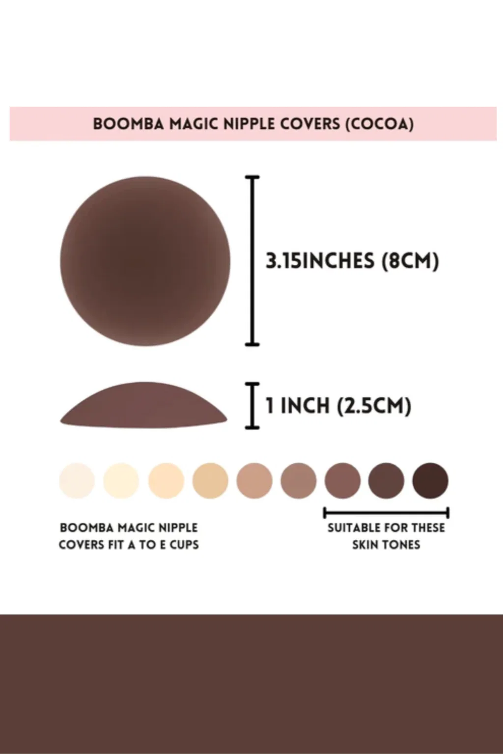 Magic Nipple Covers - COCOA - Image 2