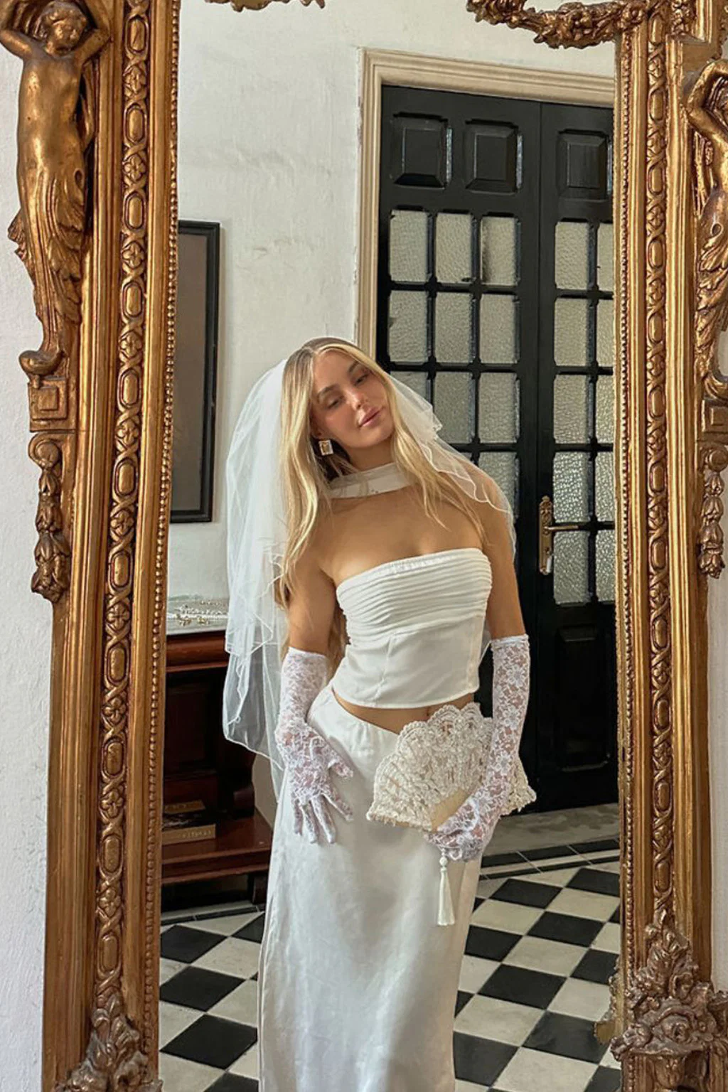 Mallorca White Strapless Top - Image 4