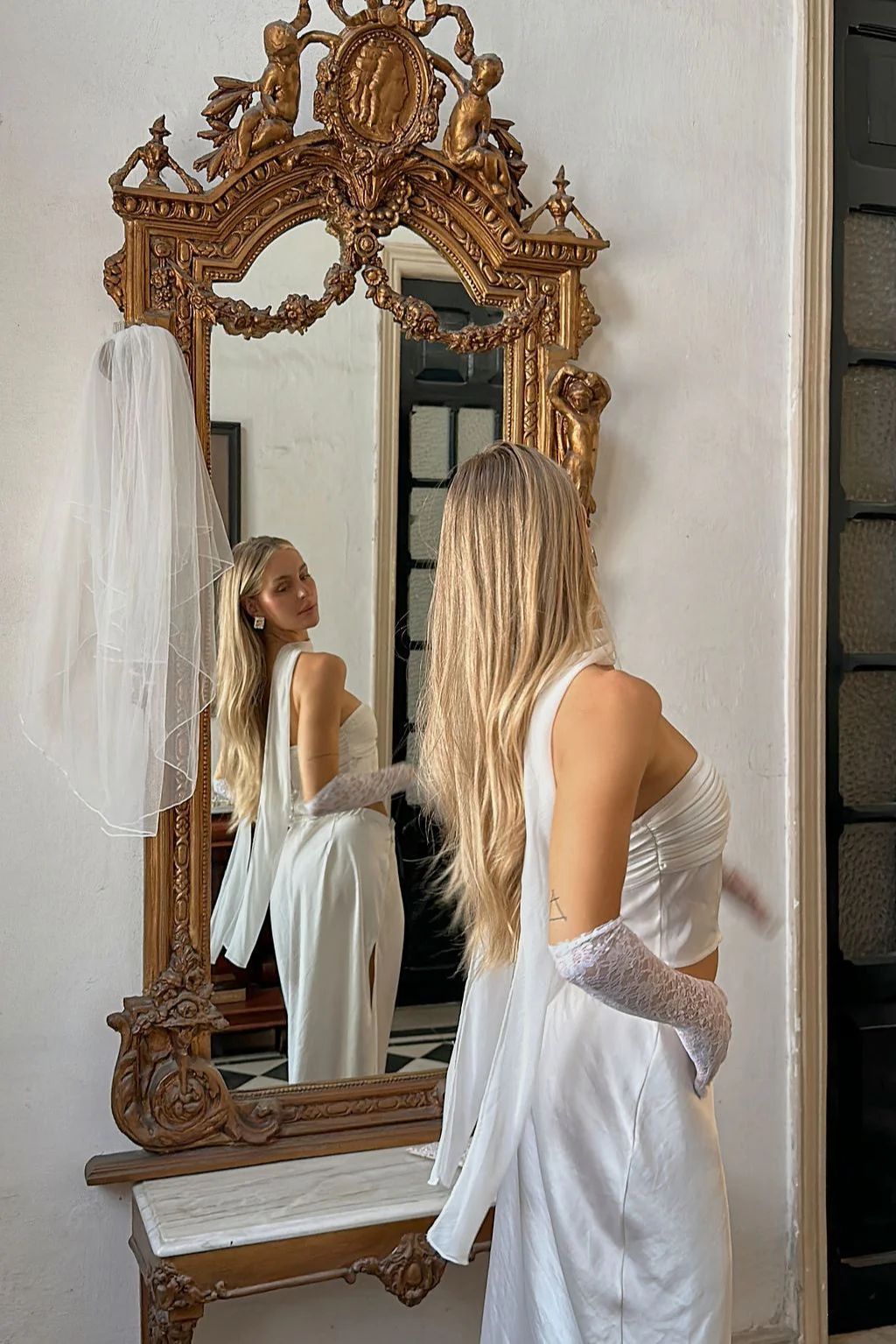 Mallorca White Strapless Top - Image 7