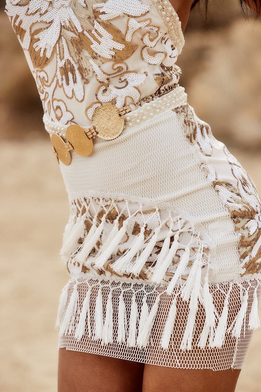 Mercury Gold Metal Belt - Image 4