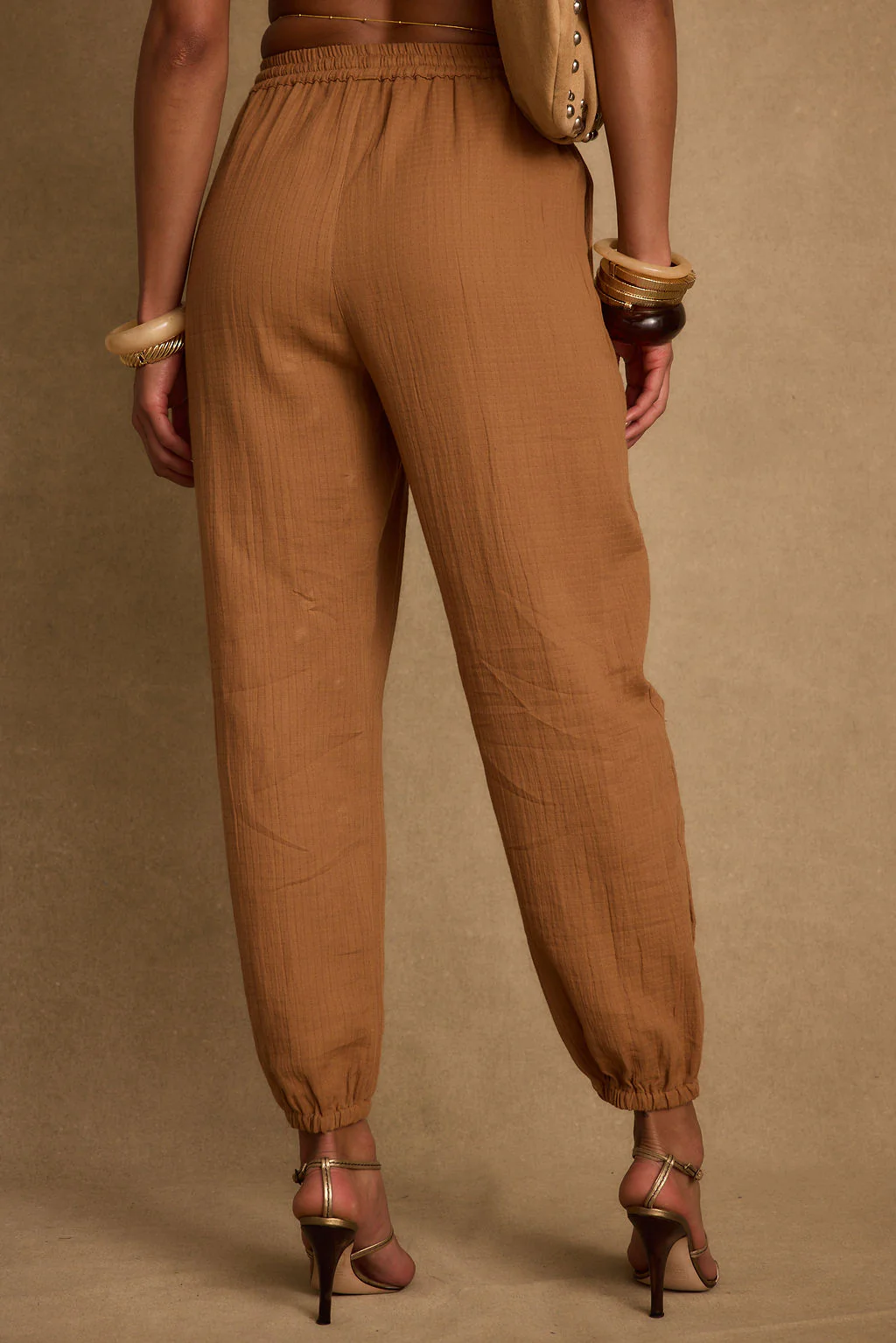 Midsummer Clay Linen Joggers - Image 6