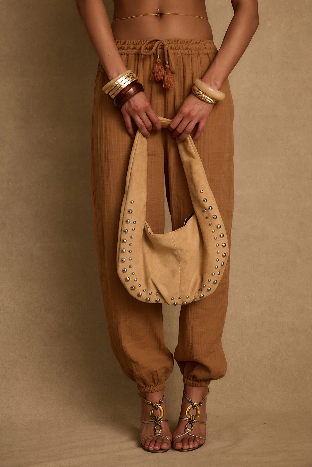Midsummer Clay Linen Joggers - Image 7