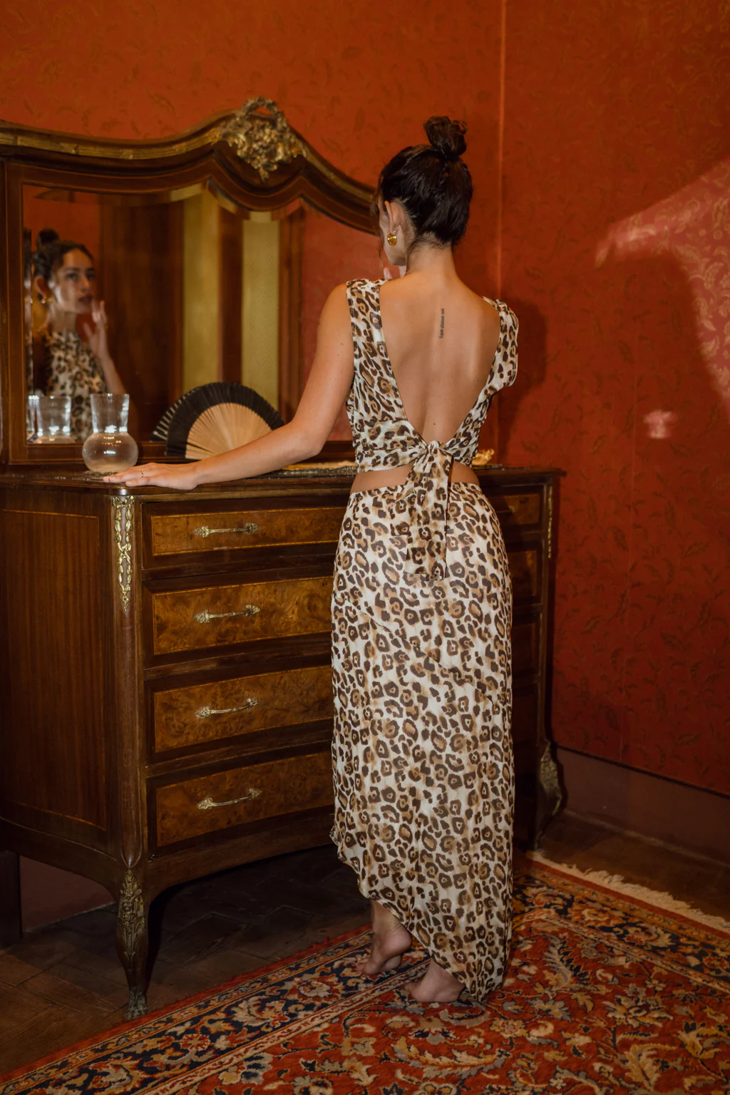Mila Leopard Maxi Skirt - Image 4