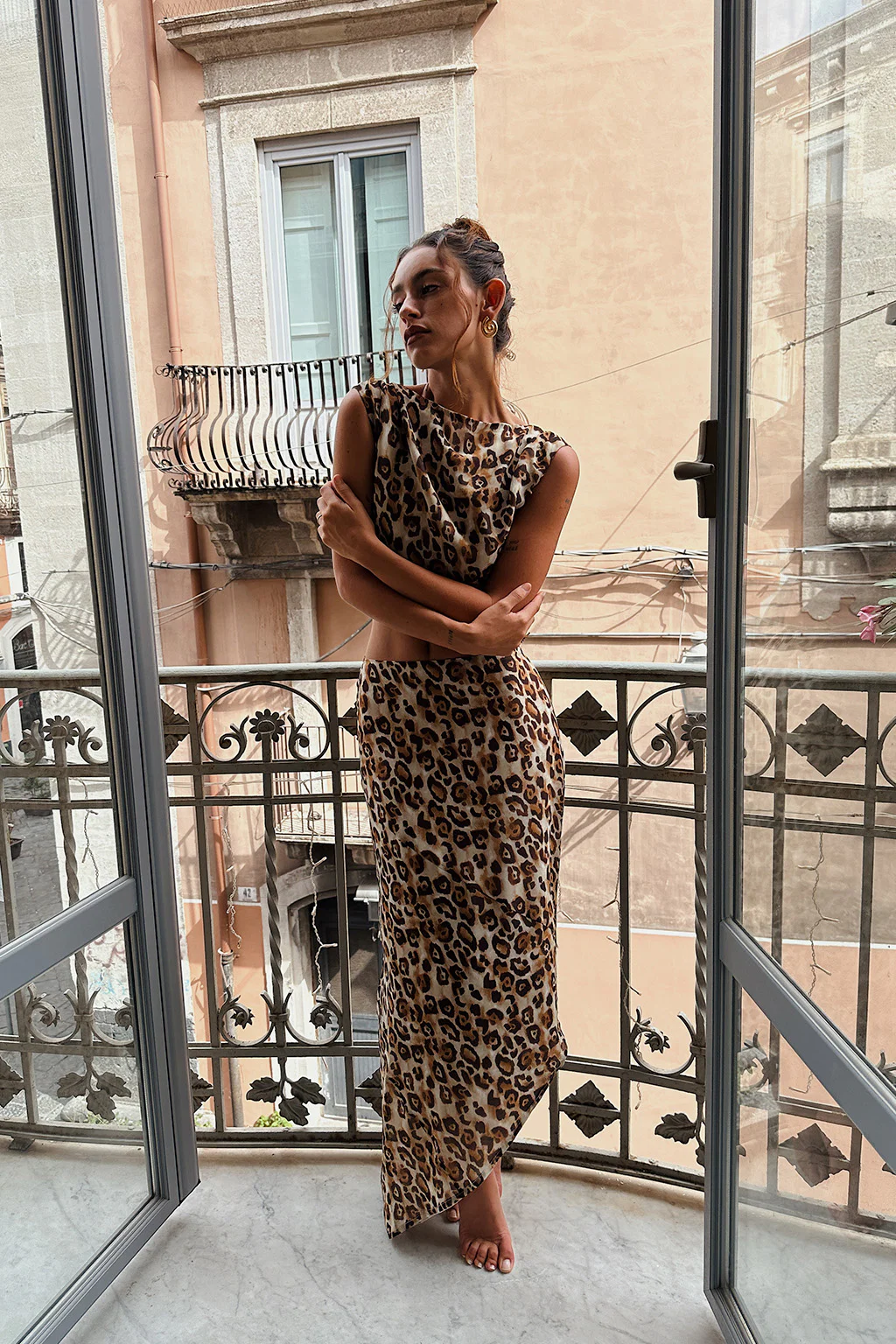 Mila Leopard Maxi Skirt - Image 5