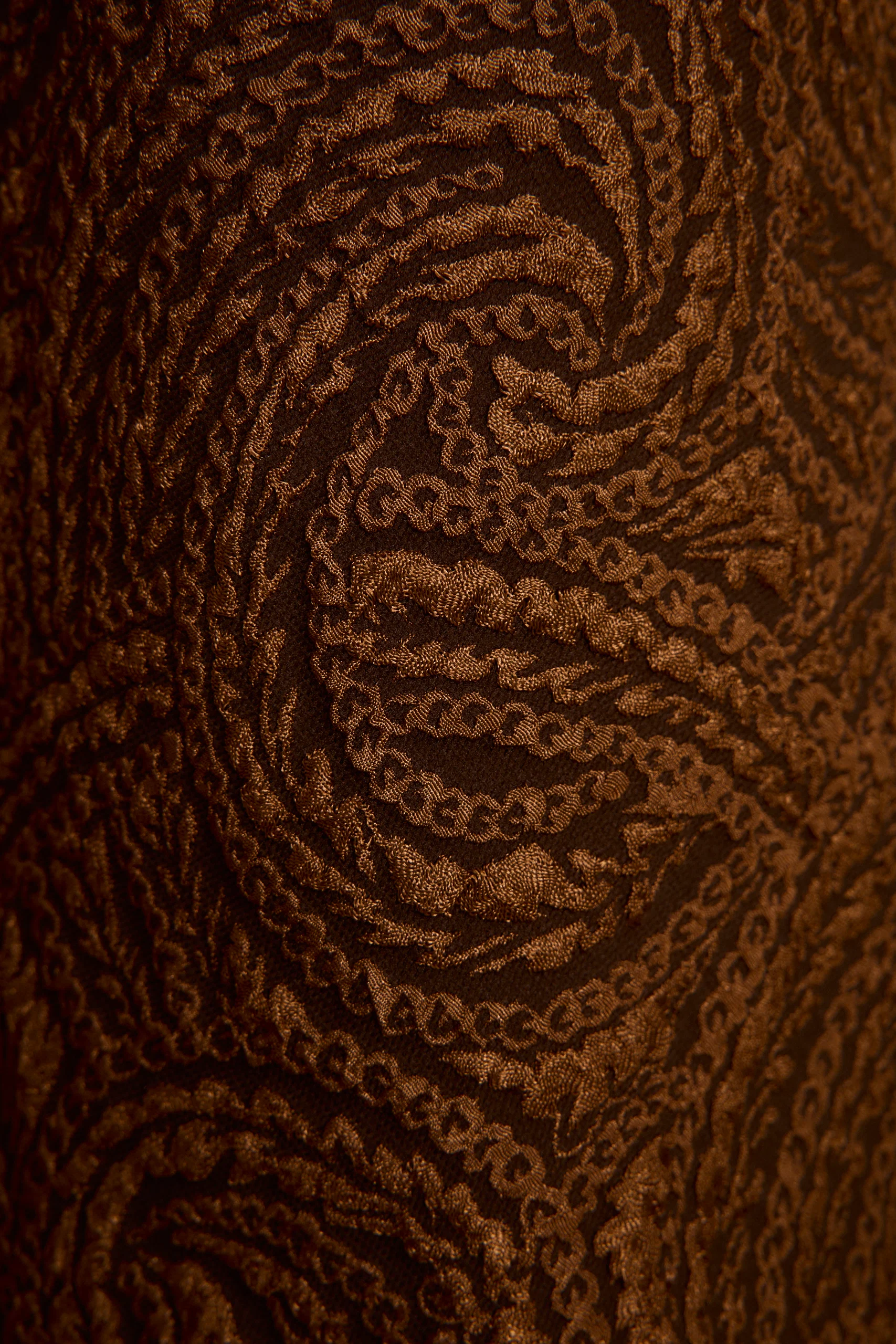 Milan Cognac Swirl Wide Leg Trouser - Image 5