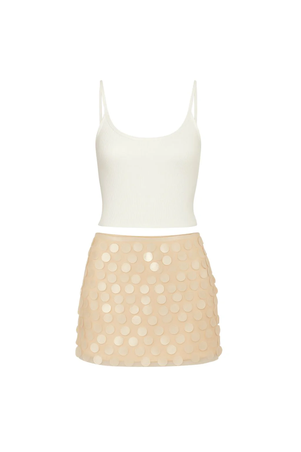 Miramar Blush Payette Mini Skirt - Image 8