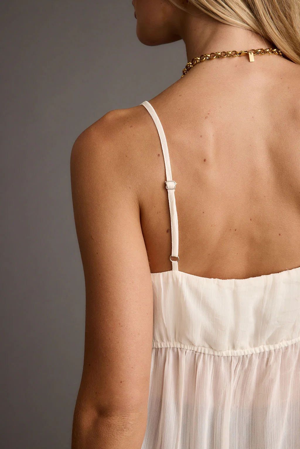 Mischa Ivory Longline Cami Top - Image 10
