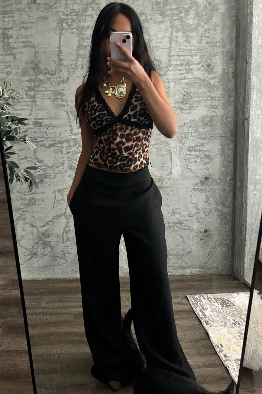 Montague Black Tailored Trousers - Image 2