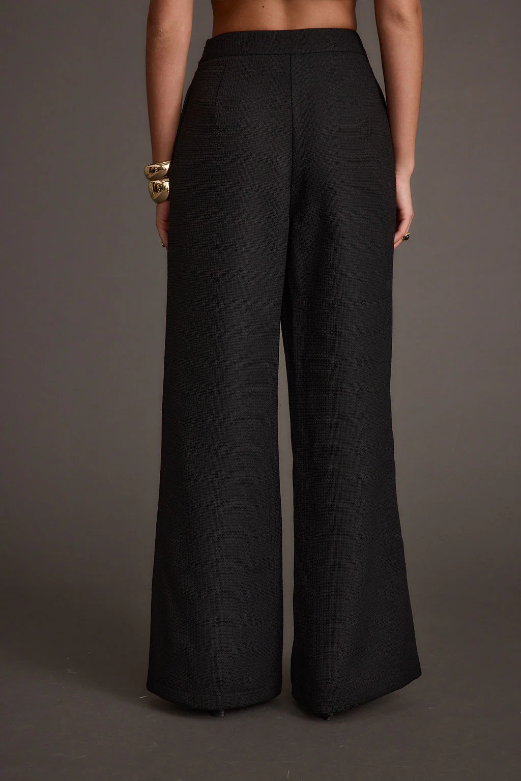 Montague Black Tailored Trousers - Image 4