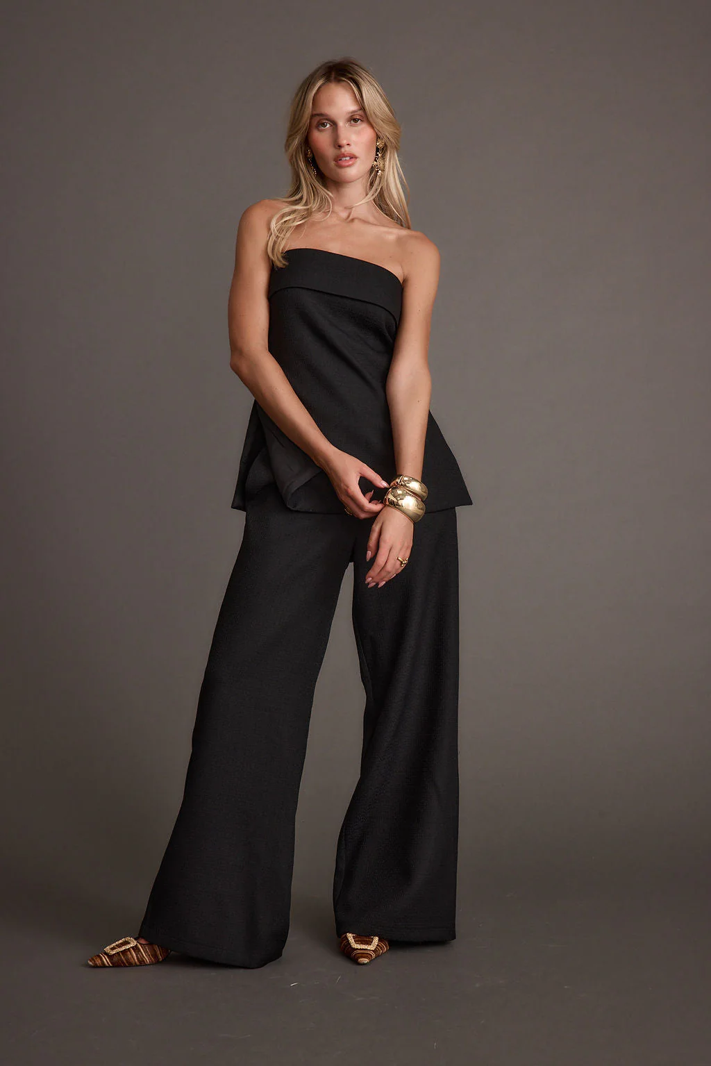 Montague Black Tailored Trousers - Image 5