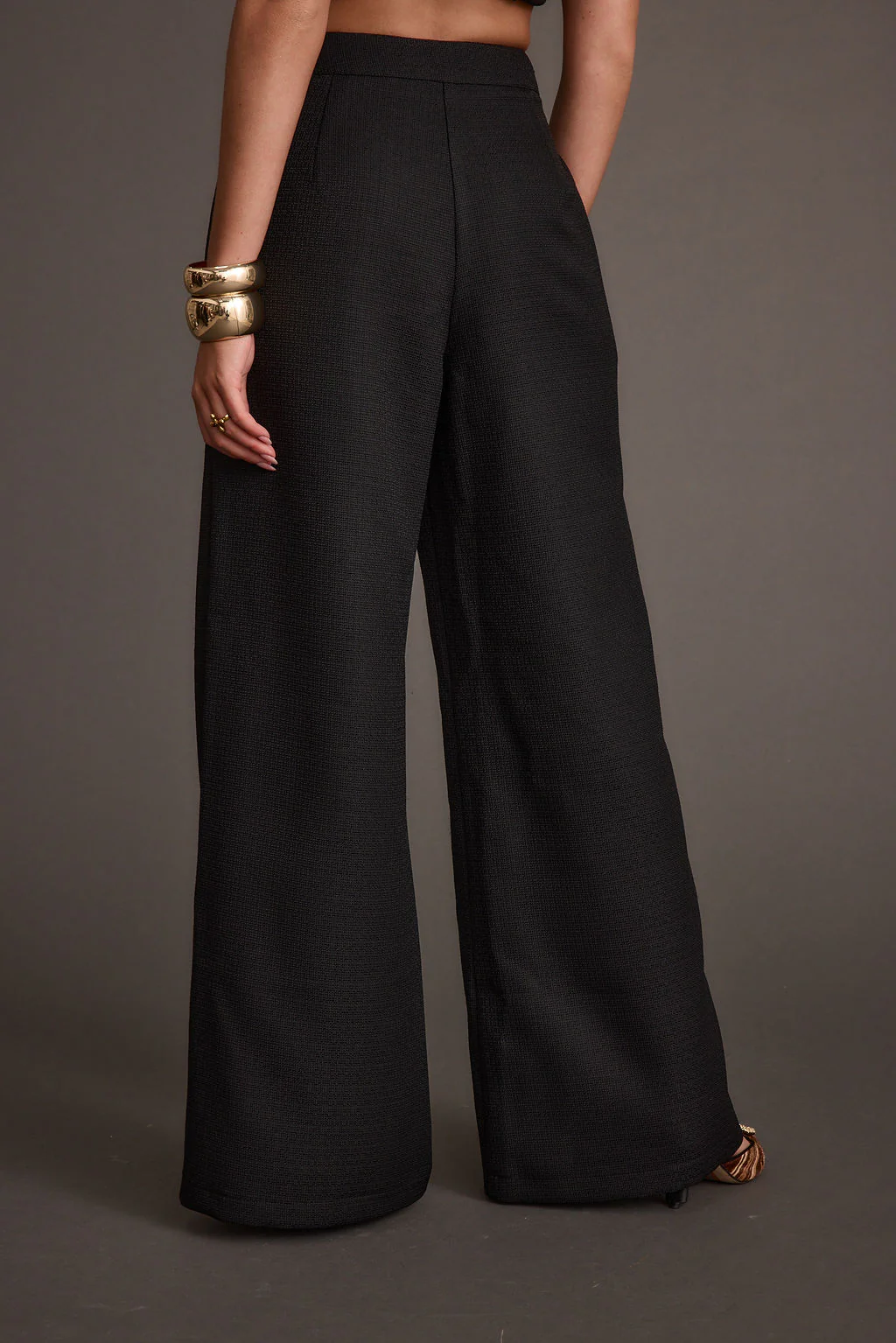 Montague Black Tailored Trousers - Image 6