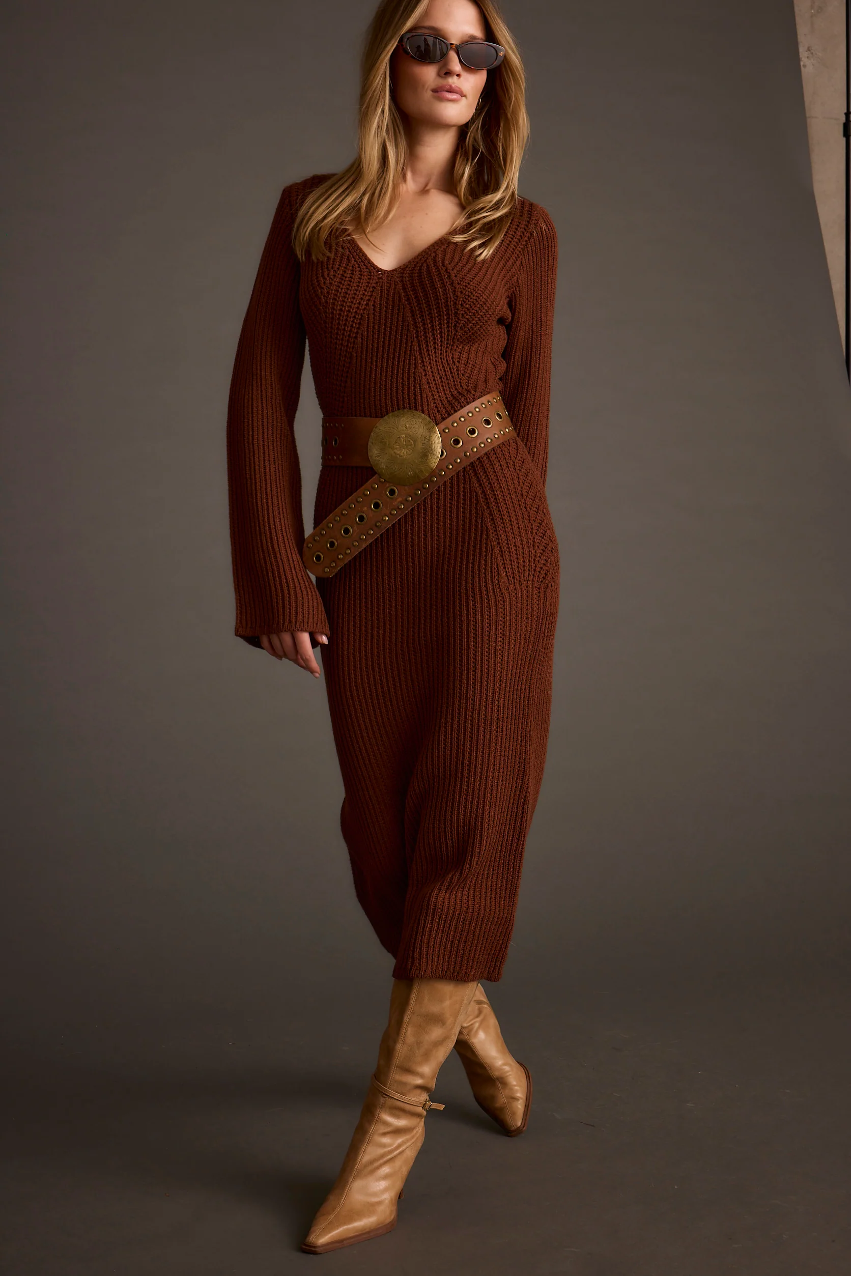 Nolita Cinnamon Midi Sweater Dress - Image 3