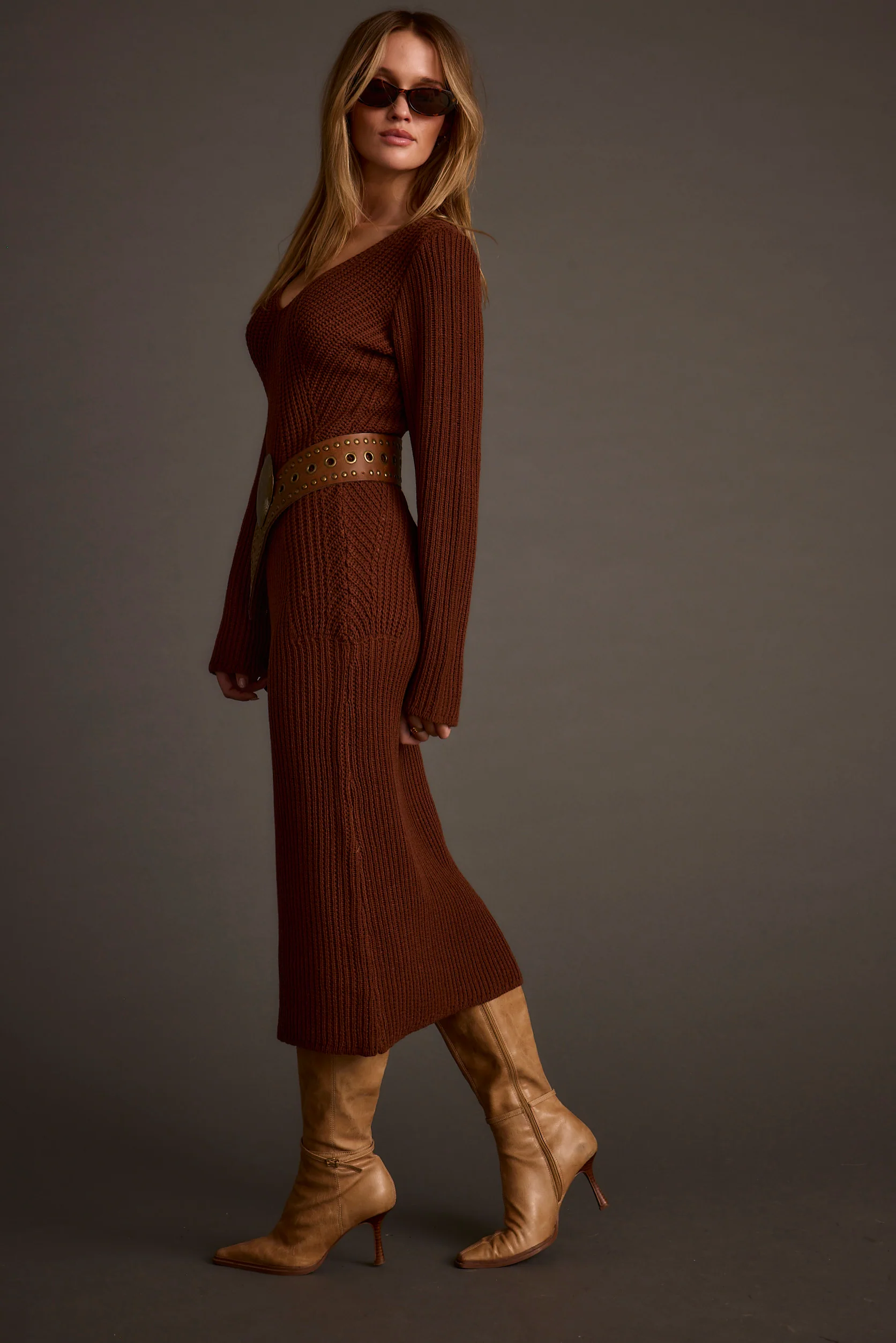 Nolita Cinnamon Midi Sweater Dress - Image 4