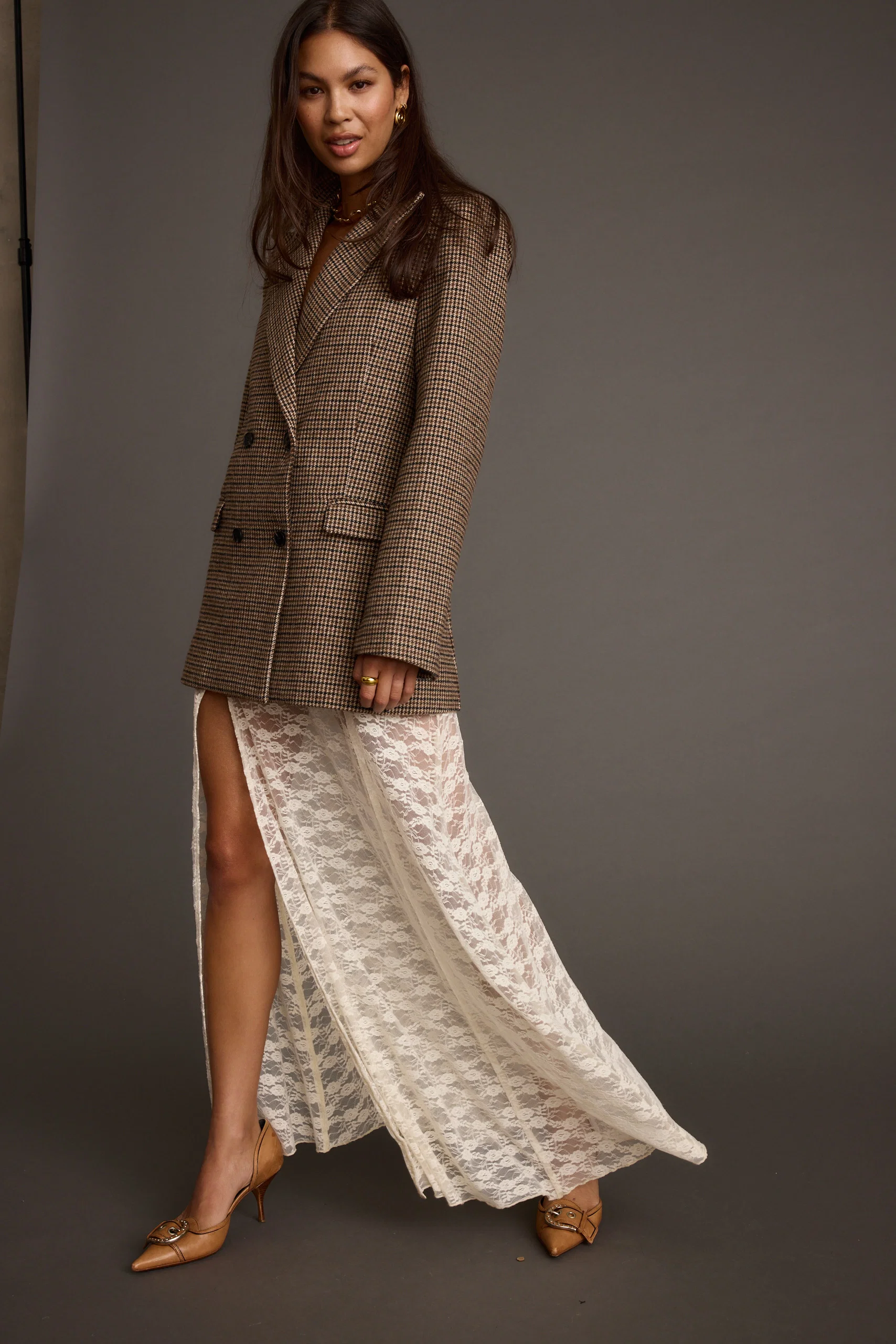 Odessa White Lace Maxi Skirt - Image 8