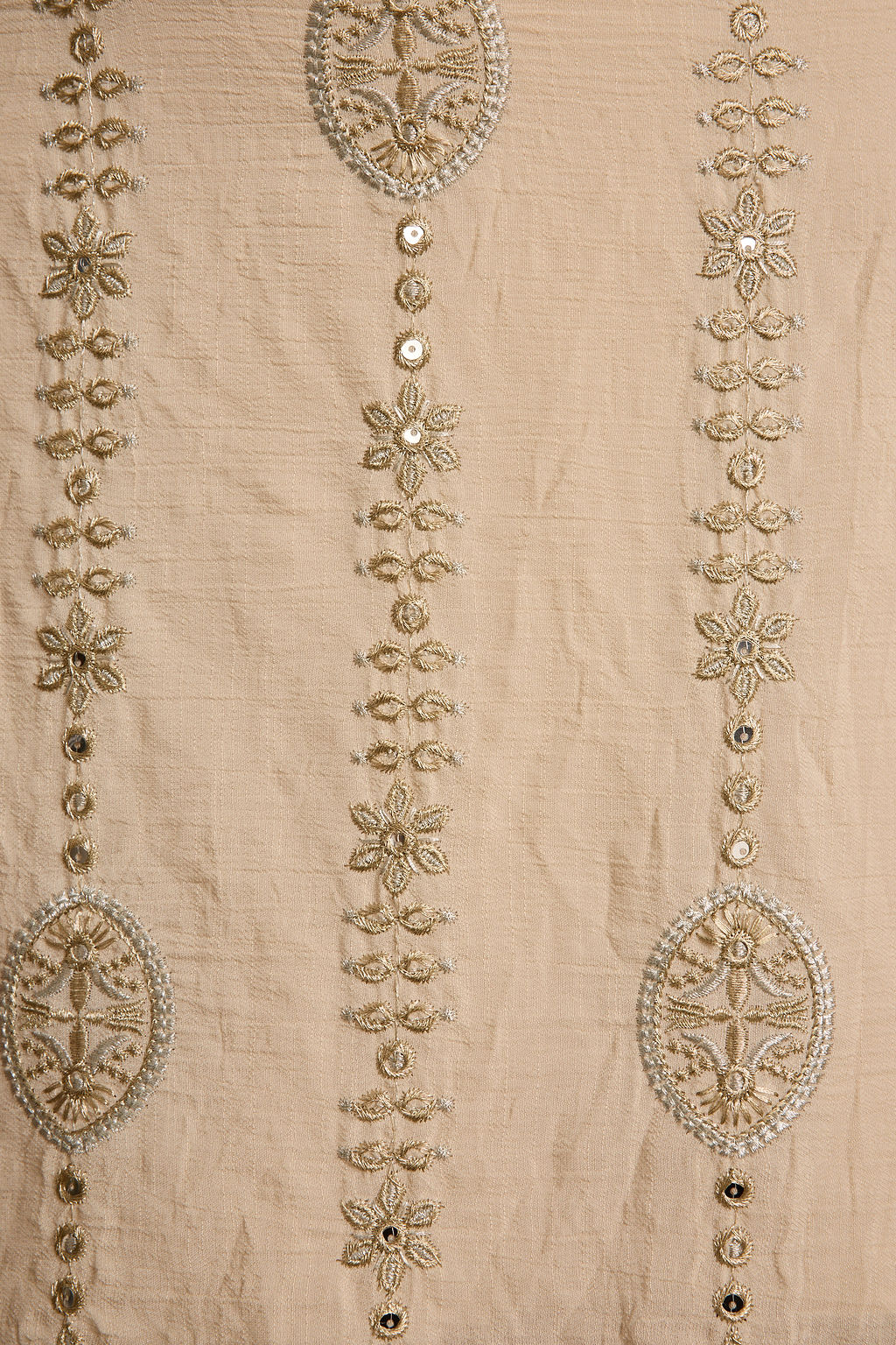 Ola Embroidered Linen Mini Skirt - Image 9