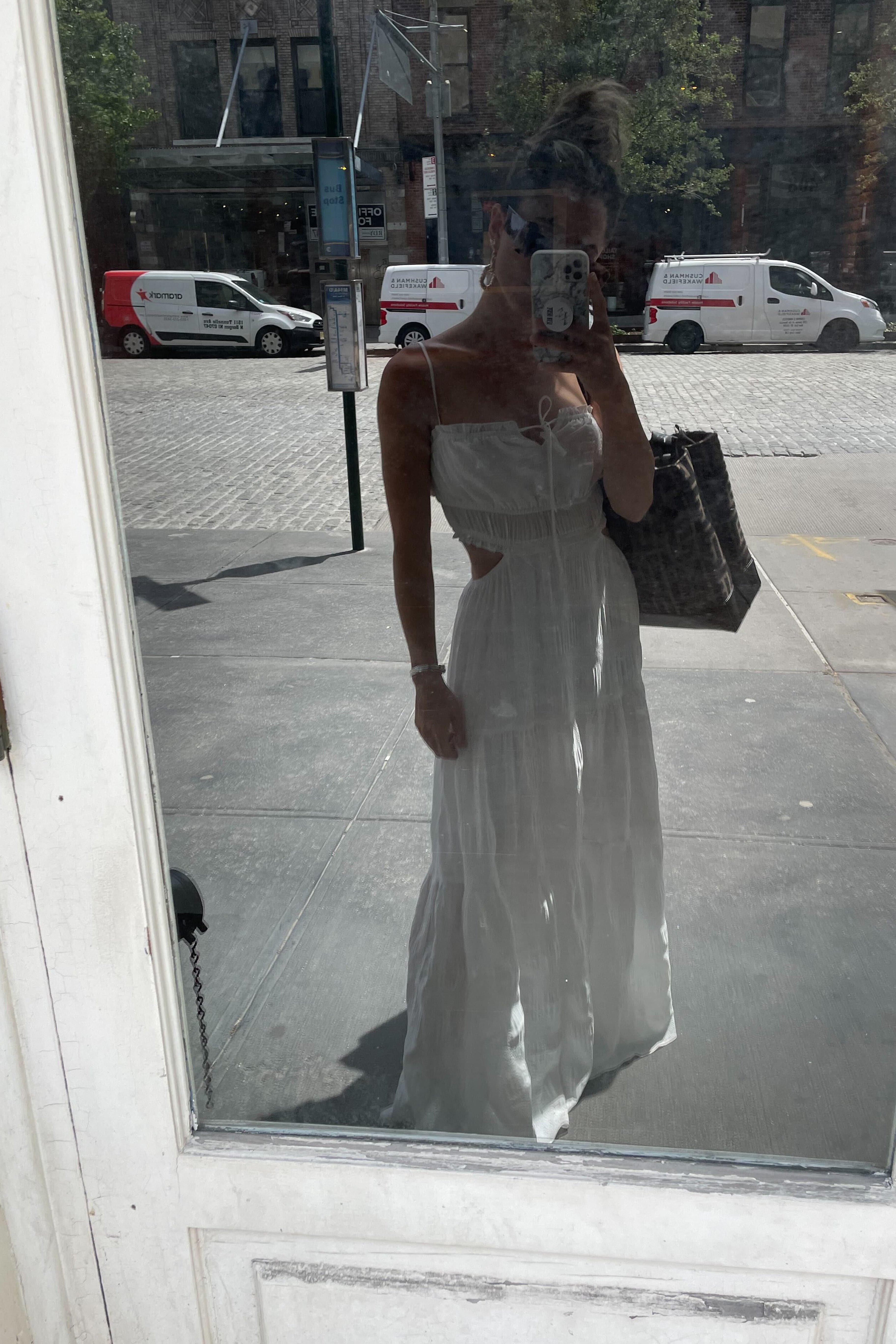 Paola White Boho Maxi Dress - Image 12