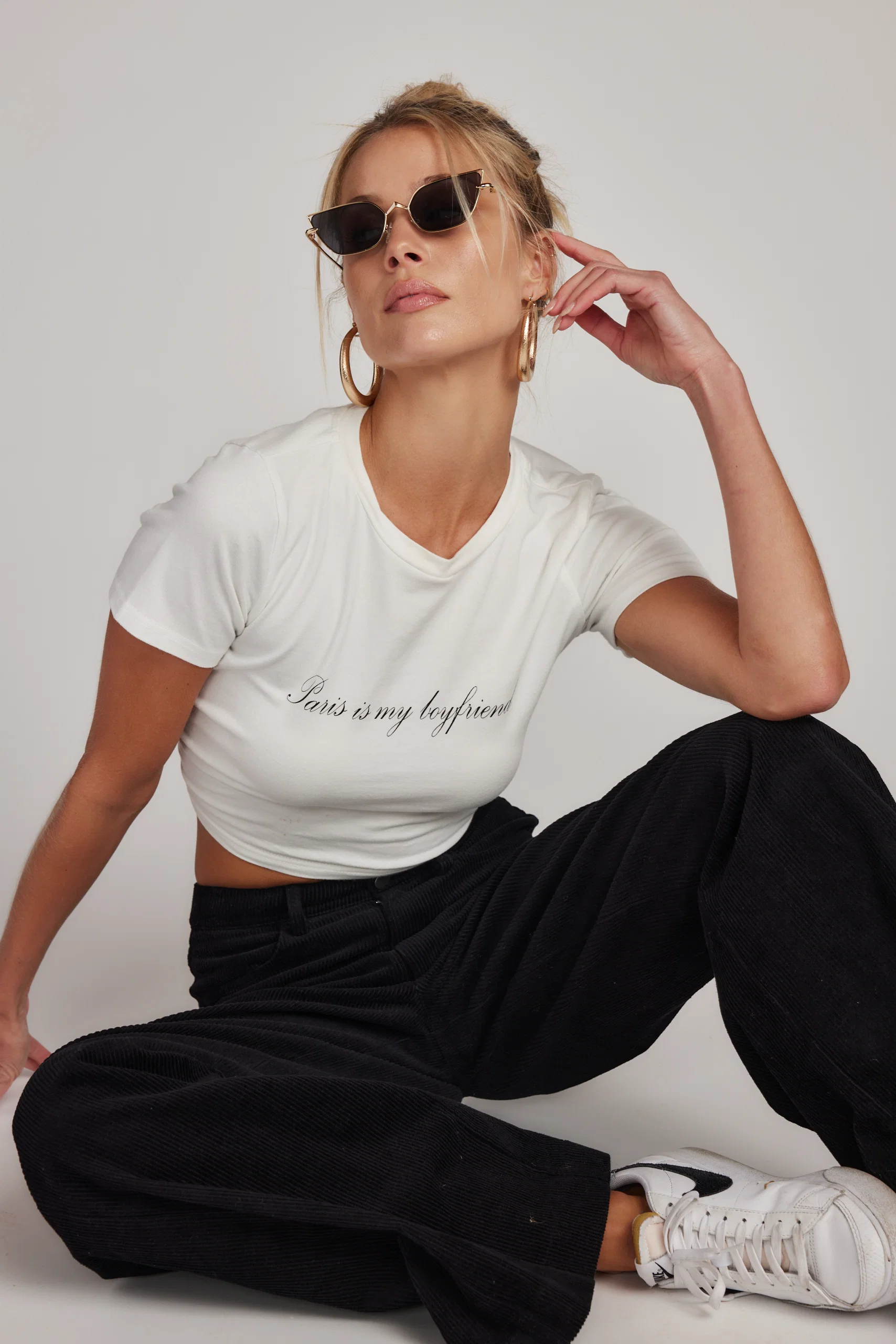 Paris Is My Boyfriend Baby Tee - Image 5