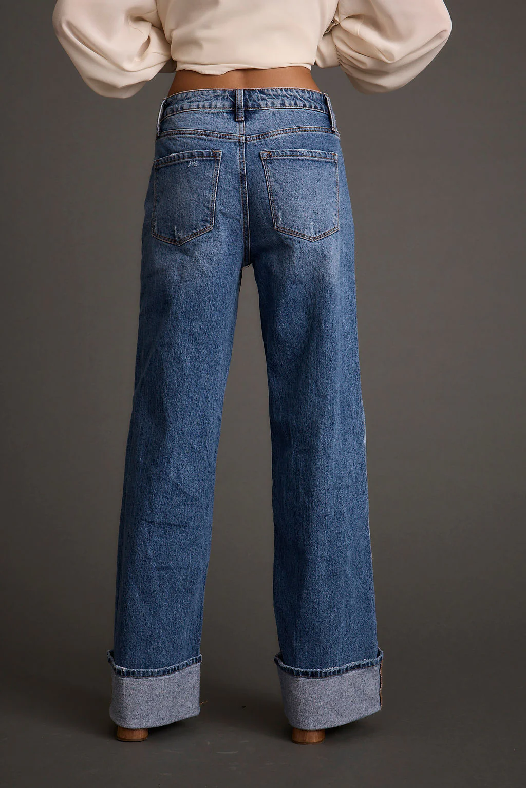 Presley Cuffed Straight Leg Denim - Image 5