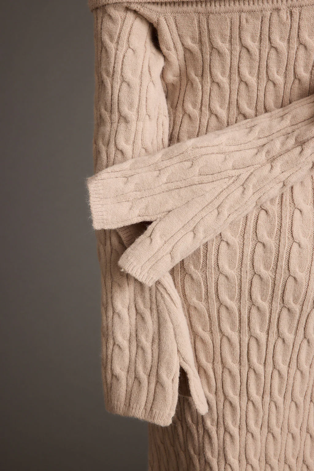 Rhiannon Dusty Rose Sweater Maxi Dress - Image 6