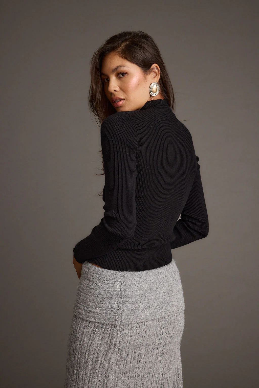 Robbie Black Long Sleeve Turtleneck - Image 2
