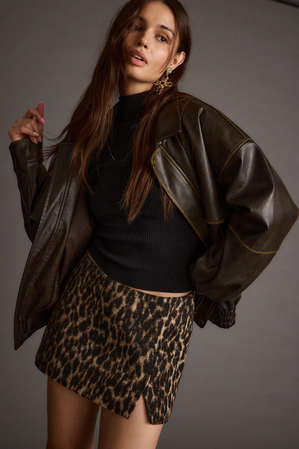 Sahara Leopard Micro Mini Skirt - Image 9
