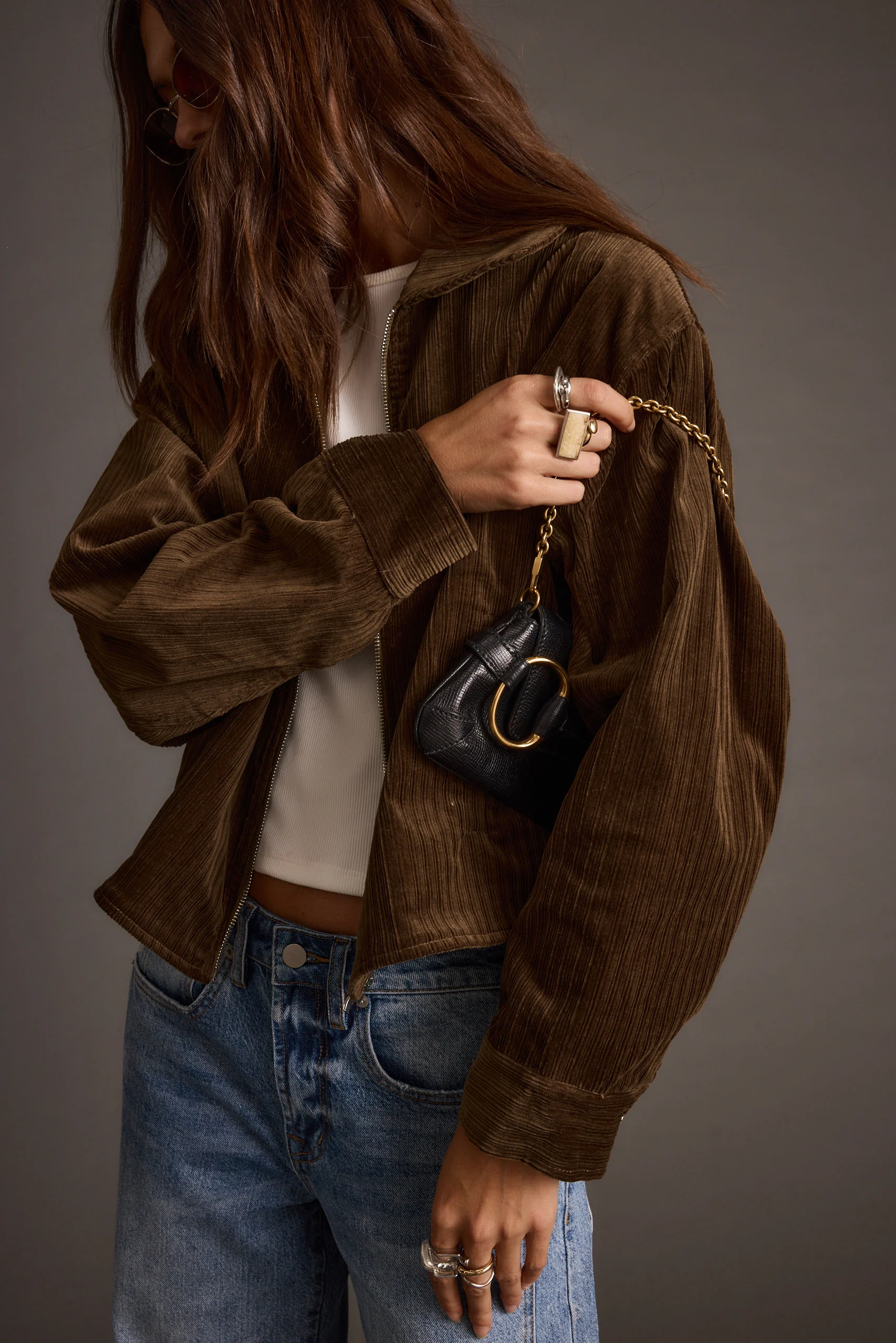 Sienna Brown Vegan Suede Jacket - Image 9