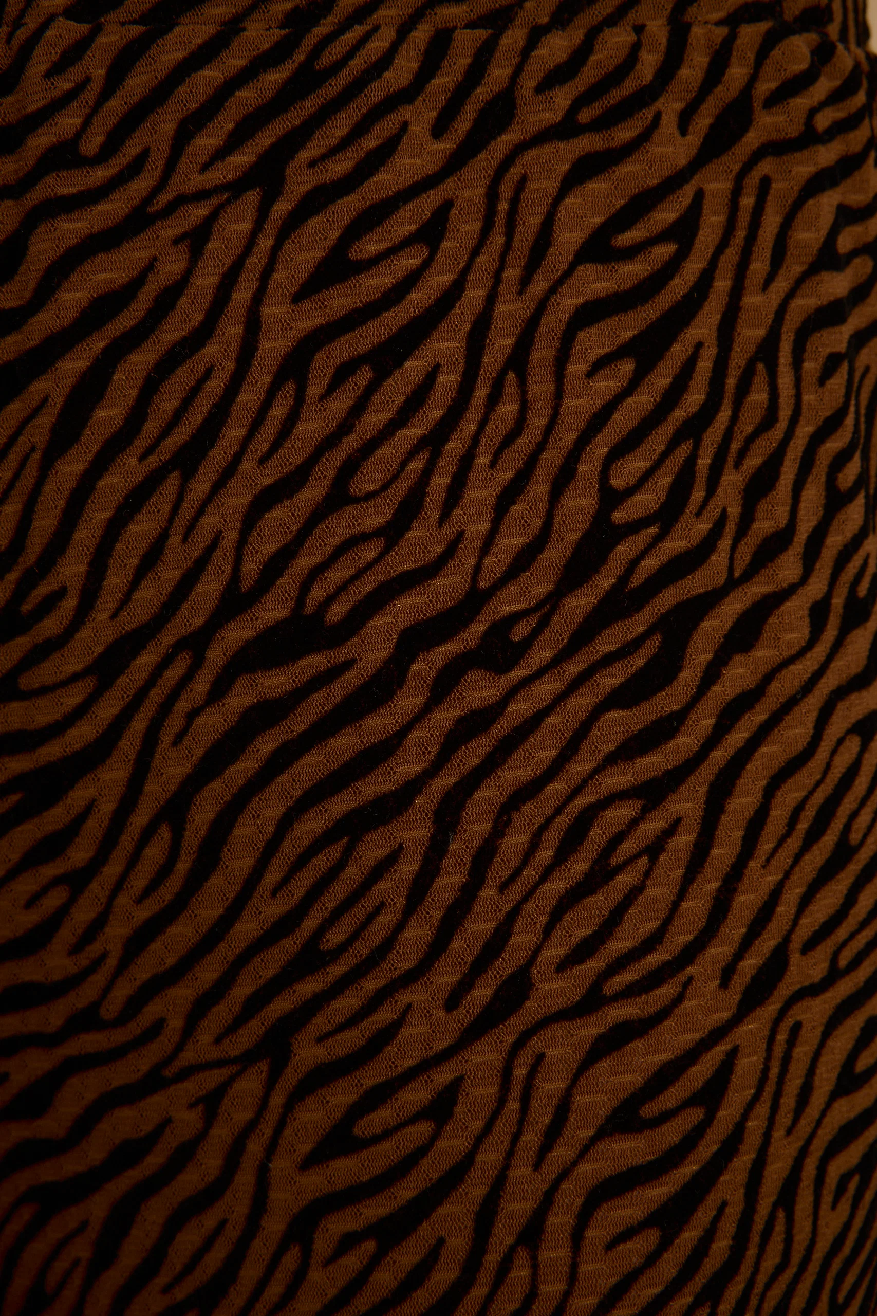 Silver Springs Cognac Zebra Flare Pants - Image 6