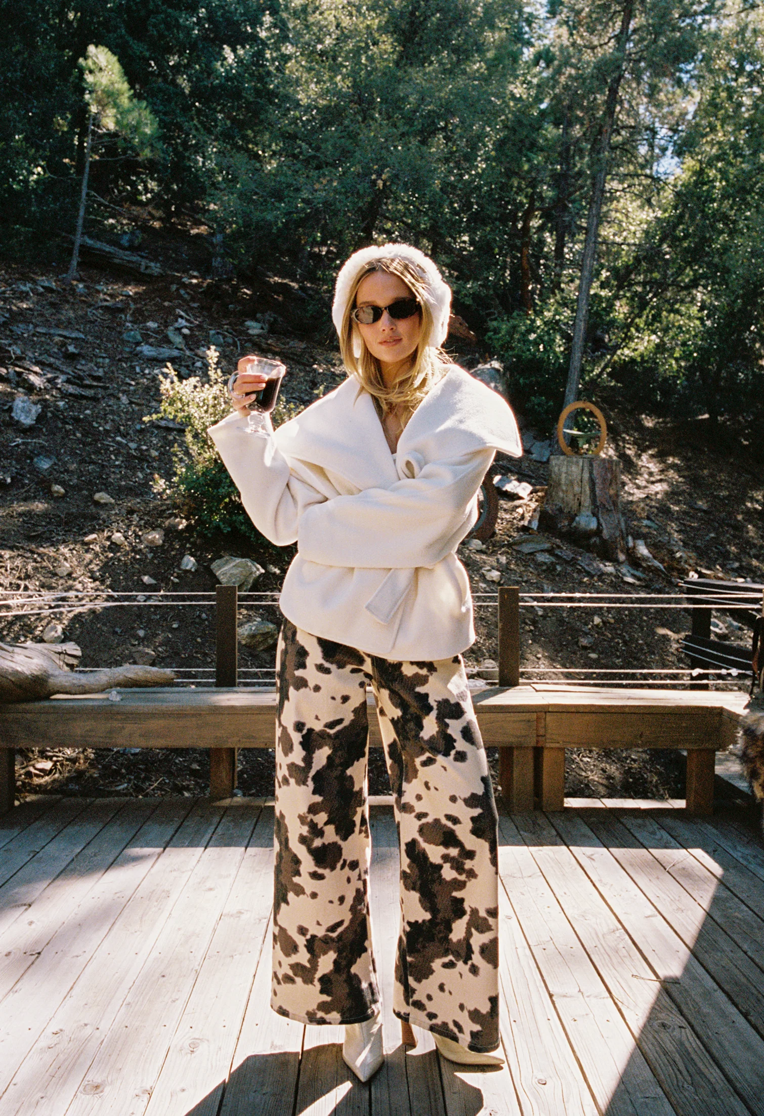 Snowcrest White Belted Coat - Image 5
