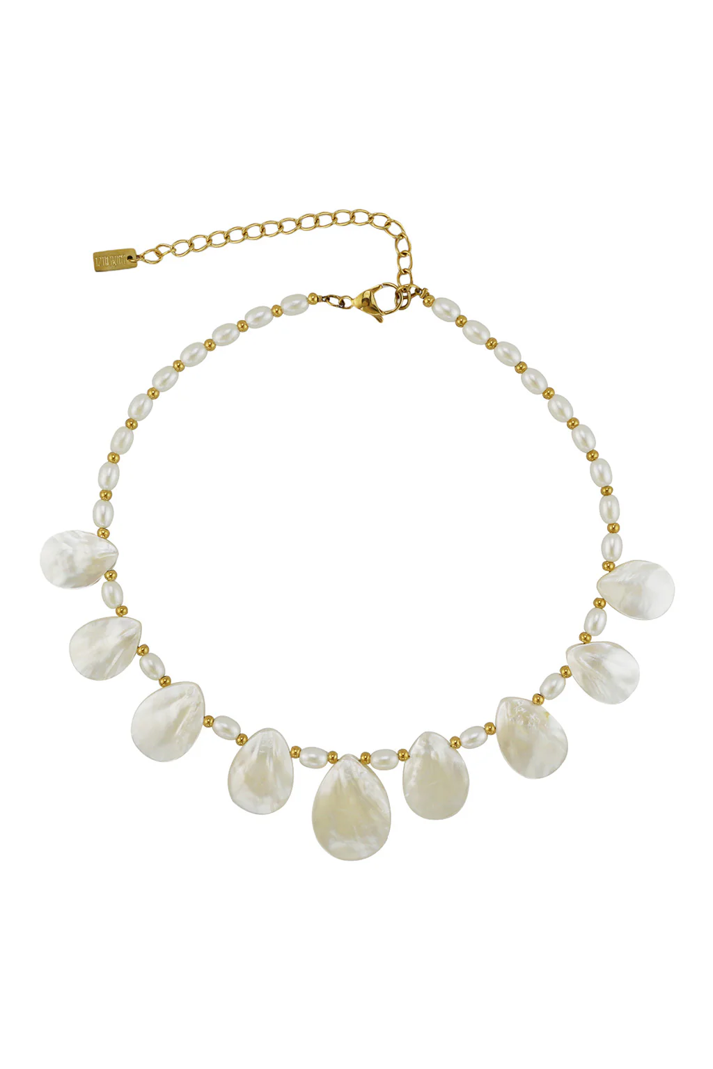 Soft Whispers Shell Choker Necklace - Image 2