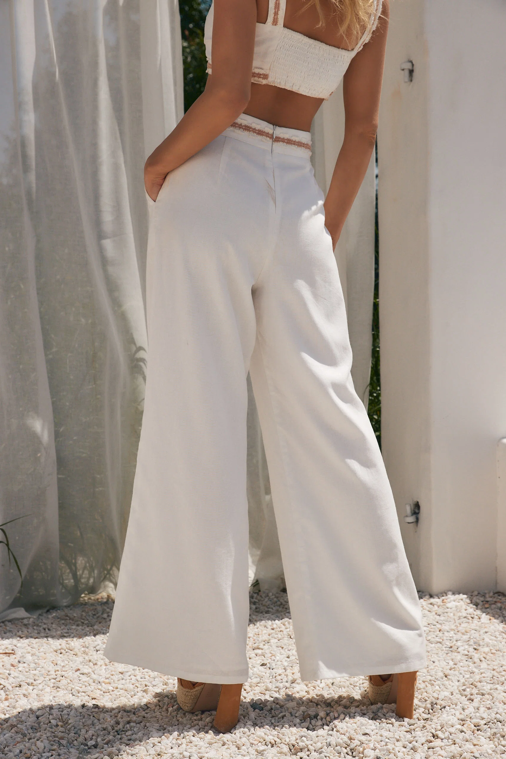 Summer Night City Buckle Trousers - Image 4