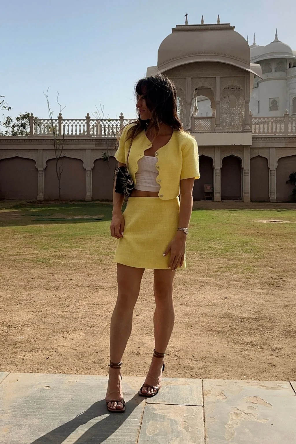 Sunday Yellow Cropped Jacket - Image 13