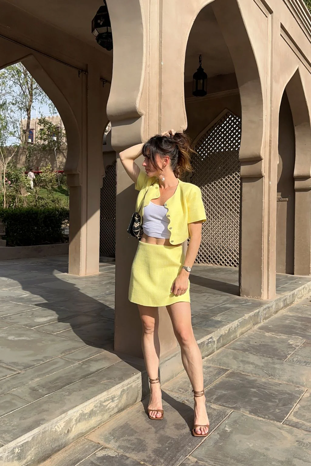 Sunday Yellow Cropped Jacket - Image 9